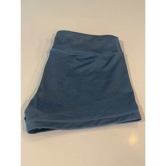 IAB MFG Womens Blue Reversible Athletic Shorts Size L With Striped Pattern - Picture 7 of 7
